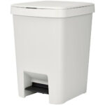 Step Up Pedal Bin 25L Light Grey