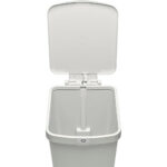 Step Up Pedal Bin 25L Light Grey - Image 3
