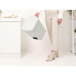Step Up Pedal Bin 25L Light Grey - Image 4