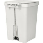 Step Up Pedal Bin 25L Light Grey - Image 2