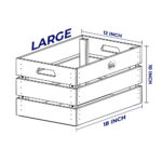 Fusion Box Classic Wooden Crate Large - Image 5
