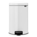 Newlcon Pedal Bin, 20L White