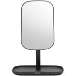 ReNew Mirror with Storage Tray Dark Grey