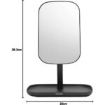 ReNew Mirror with Storage Tray Dark Grey - Image 3