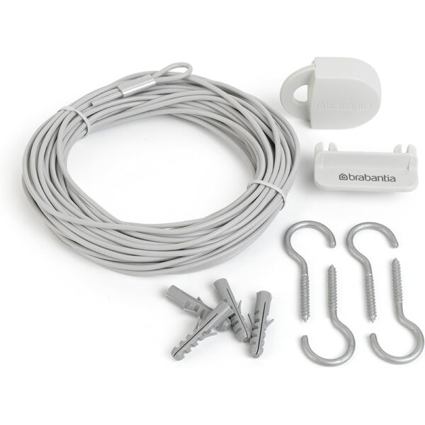 Clothes Lines Set 12m White