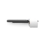 MindSet Toilet Roll Holder with Shelf Mineral Infinite Grey