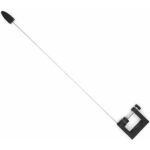 Clip-on Cable Mount / Antenna Flex Guide Dark Grey