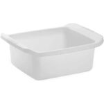 Bella Basin Tub Rect.15L White 45X18X35
