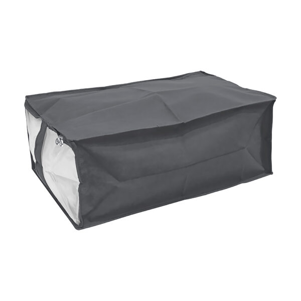 Grey Storage Bag For Blankets 40X60X25Cm 40X60X26
