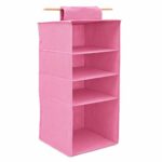 Hanging Organizer with 4 Shelves 33×33×82cm – Blossom