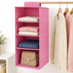 Hanging Organizer with 4 Shelves 33×33×82cm – Blossom - Image 2