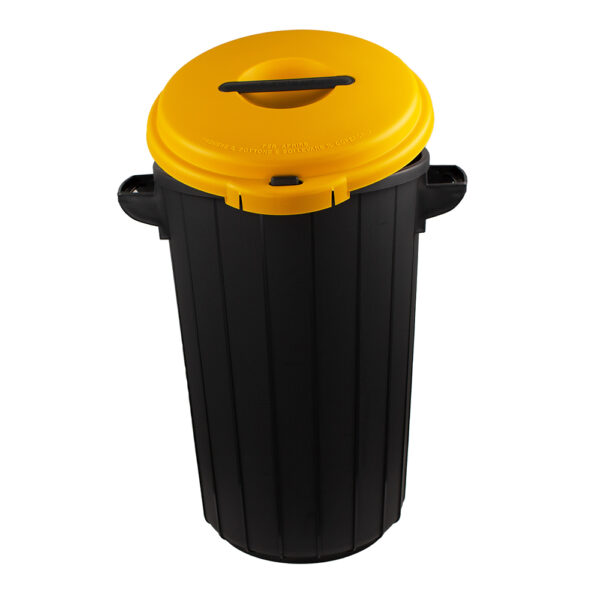 Waste Bin 35L Eco Solution Yellow 42.5X37.5X54
