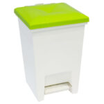 Pedal Bin 6L Green Love 21X19.5X29.5Cm