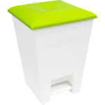 Pedal Bin 16L Green Love 29 X 30.5 X 41 Cm