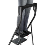 Ergonomic Steel Folding 2 Steps Ladder Black Comfort Line Germany - Image 2