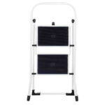 Steel Folding 2 Steps Ladder White Basic Line Germany - Image 4