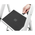 Steel Folding 2 Steps Ladder White Basic Line Germany - Image 3