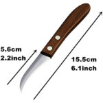 Kitchen Vegetable Carving Knife Set Wood - Image 4