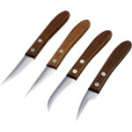 Kitchen Vegetable Carving Knife Set Wood - Image 2