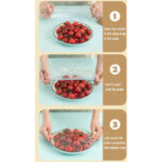 Disposable Plastic Food Cover (100Pcs) - Image 4