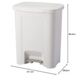 Eban Paddle Bin 25L White - Image 3