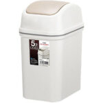 Eban Swing Dust Bin 5L White