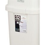 Eban Swing Dust Bin 32L White - Image 2