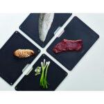 Index Large 4Pcs Chopping Board Set Black - Image 5