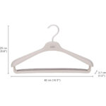 Orderly Suit And Coat Hangers Set of 2  Grey - Image 6
