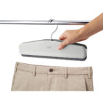Orderly Easy Grip Pant Hanger Set of 2 Grey - Image 2