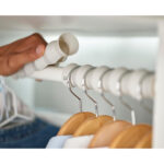 Orderly Clothes Rod Spacers 2 pk  Grey - Image 4