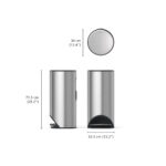 Arc Pedal Bin 30L  Stainless Steel - Image 5