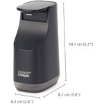 Slim Compact Soap Dispenser Matt Black - Image 5