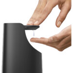 Slim Compact Soap Dispenser Matt Black - Image 2