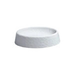 Soap Dish Crimp White Abs