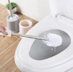Toilet Brush And Holder Set - Grey - Image 5