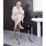 Bathroom Stool Zac Xxl Black Aluminium - Image 3