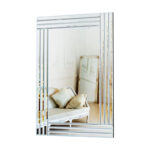 Rectangular Decorative Wall Mirror Frameless – 100×70×3 cm