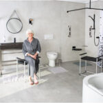 Bathroom Stool Zac Xxl Black Aluminium - Image 4