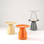 Small Round Table - Off White - Image 3