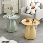 Small Round Table - Off White - Image 2