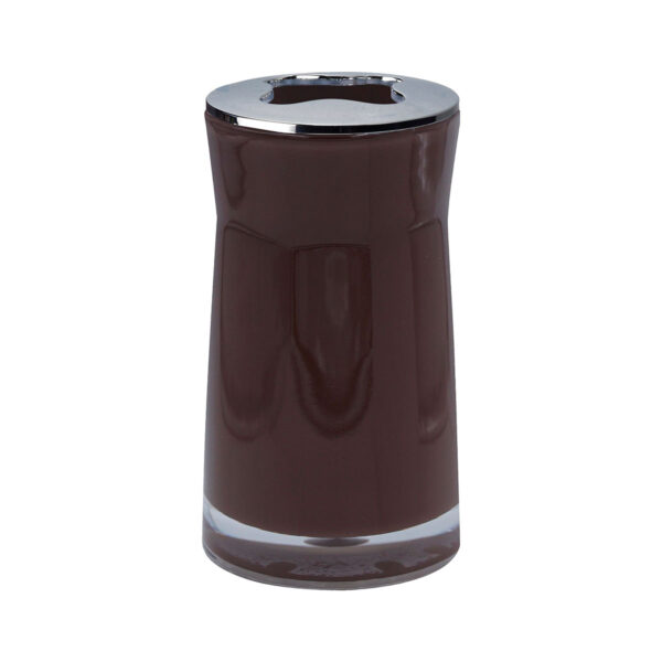 Toothbrush Holder Disco Brown Acrylic