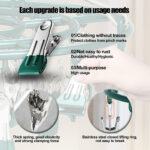 Wire Drying Hanger with 18 Clips - Green - Image 3