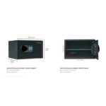 Security Safe with Advanced Electronic Combination Lock - 27 cm x 43 cm x 35 cm - Image 5