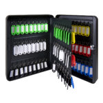 Key Cabinet With 100 Keys And Labels Wall Mounted - Image 2