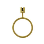 Antique Bronze Furniture Ring Handle - 72mm