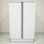 2-Door Storage Cabinet - White - Image 2