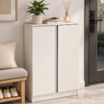 2-Door Storage Cabinet - White - Image 3