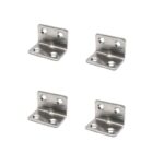 Stainless Steel Angle Support Fasteners 25×25 – Set of 4