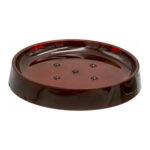 Soap Dish Transparent Red Acrylic